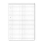 Блокнот Black&White А4 50 л. с квадратчета, Бял