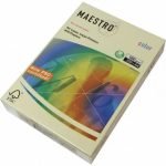 Цветен картон Maestro Color Ванилия, А4, 250 л. 160 g/m2