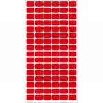 Етикети за цени 12x18 mm 96 етик./лист Червен неон