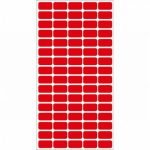 Етикети за цени 12x22 mm 80 етик./лист Червен неон
