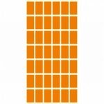 Етикети за цени 17x30 mm 42 етик./лист Оранжев неон