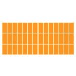 Етикети за цени 23x50 mm 42 етик./лист Оранжев неон
