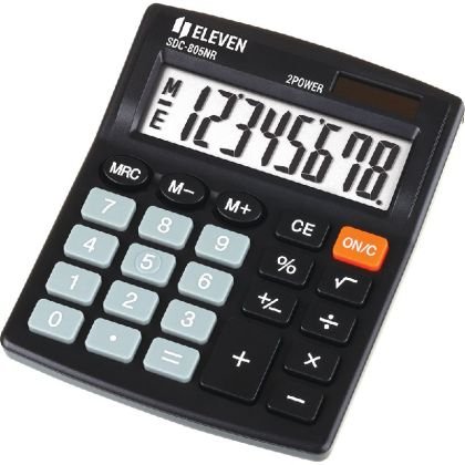 Калкулатор Eleven SDC 805N Настолен, 8-разряден