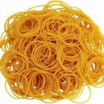 Ластици Viva 500 g Ф60 mm, Жълти
