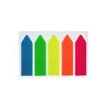 Лепящи индекси Office Point Стрелка, PVC, 45x12 mm 5x25 л. Брилянт микс