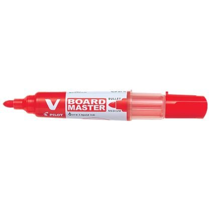 Маркер за бяла дъска Pilot V-Board Master Объл връх 2-6 mm Червен