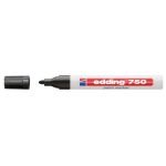 Paint маркер Edding 750 Объл връх 2-4 mm Черен