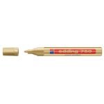 Paint маркер Edding 750 Объл връх 2-4 mm Златист