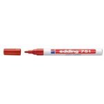 Paint маркер Edding 751 Объл връх 1-2 mm Червен