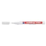 Paint маркер-тънкописец Edding 780 Объл метален връх 0.8 mm Бял
