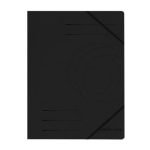 Папка с ластик Herlitz Colorspan Картон, А4 Черна