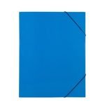 Папка с три капака и ластик Standard Картон, А4 Синя