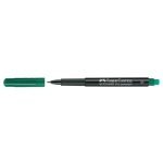 Универсален перманентен OHP маркер Faber-Castell 1523 S 0.4 mm Зелен