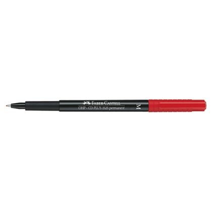 Универсален перманентен OHP маркер Faber-Castell 1525 М 1.0 mm Червен